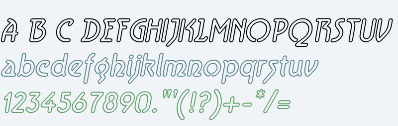 Aerolite Sky Italic V1