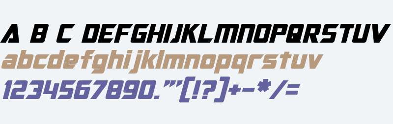 Optimus Bold Italic