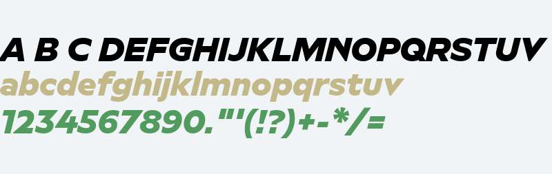 Novera Modern Black Italic