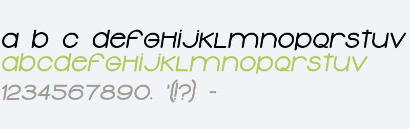 Typolino ExtraBold Italic