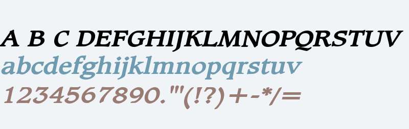 Clayton Wide Bold Italic