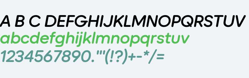 Duplet Rounded Semibold Italic