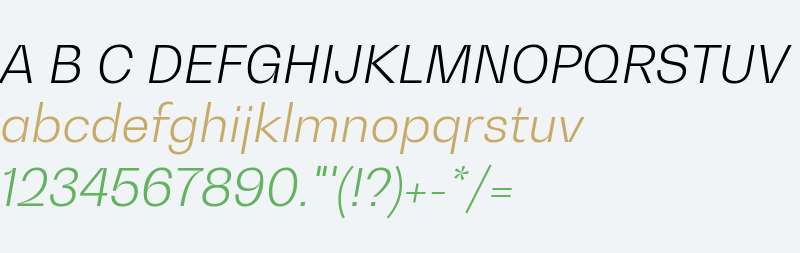 Bw Gradual DEMO Light Italic