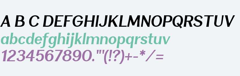 Clasica Sans W00 Bold Italic