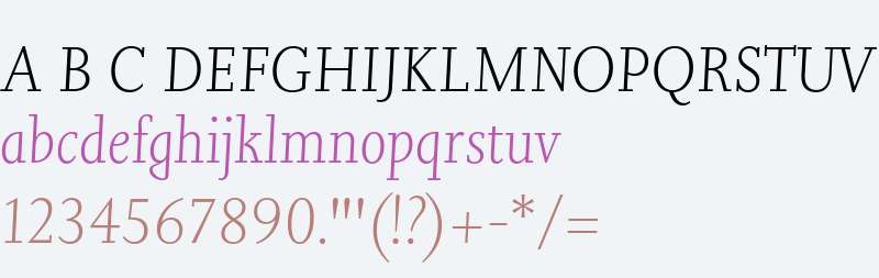 Joanna Nova W06 Light Italic