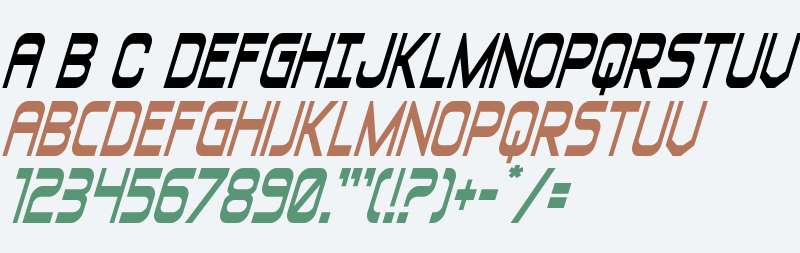 Blizzard Shaft Expanded Italic