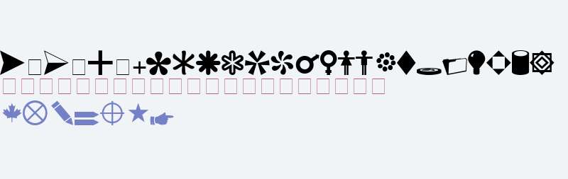 Carr Dingbats 1