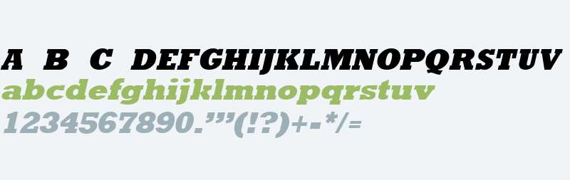 Rockney Extrabold Italic V2