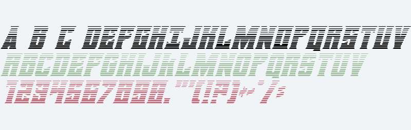 Daemonicus Gradient Italic