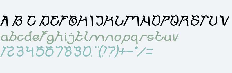 Ocean Free Bold Italic