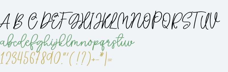 Holiday Farmhouse Script