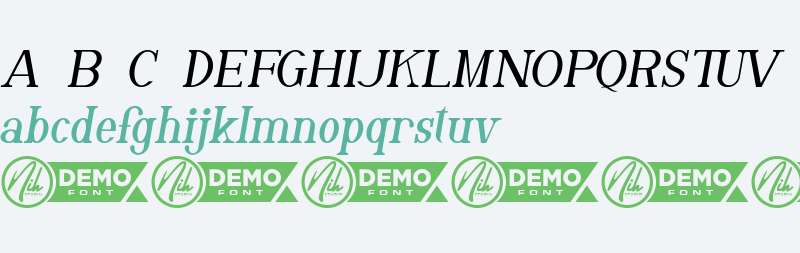 Vergas Demo Italic