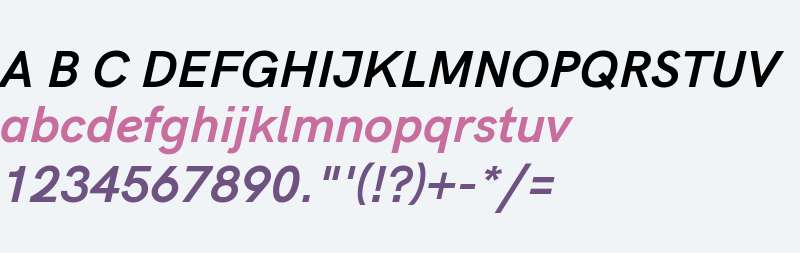 HK Grotesk Bold Italic