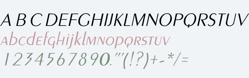 PenyaeLight Italic