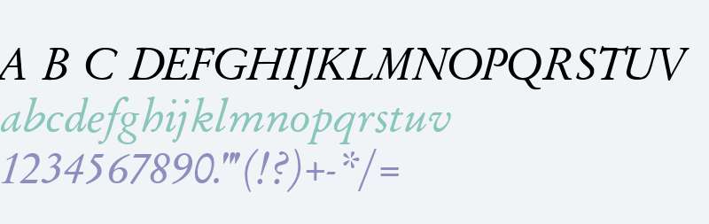 GaramondNo2TReg Italic