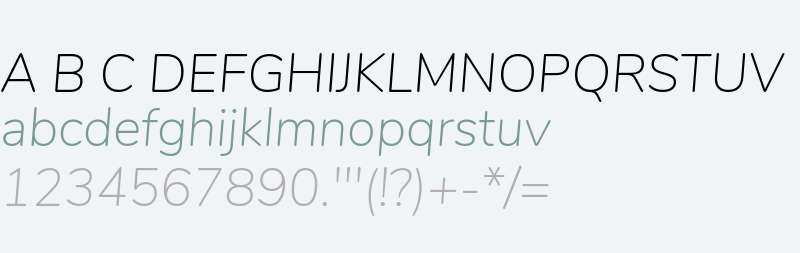 Nunito ExtraLight Italic