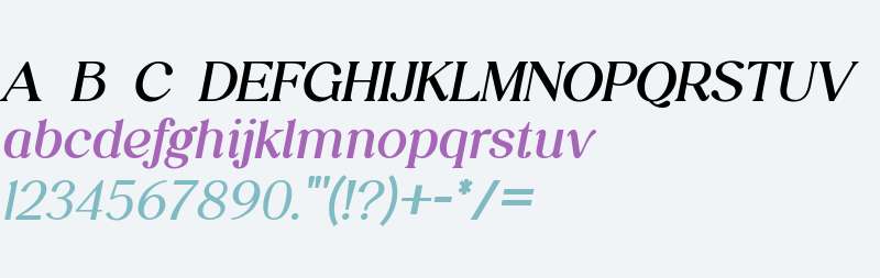 Luminary Serif ExtBd