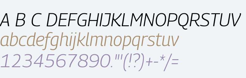 Georama Light Italic