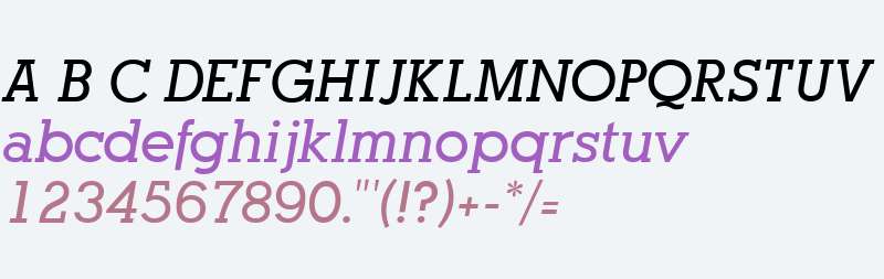 Optasia SSi Bold Italic