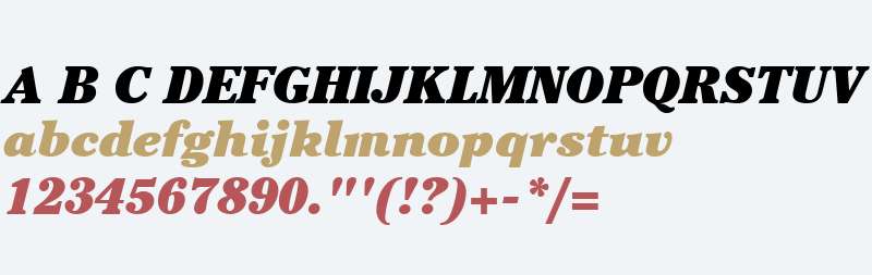 Cheltenham ITC W01 Ultra Italic