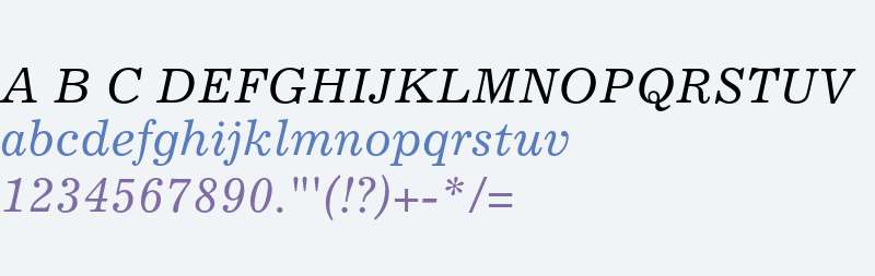 Excelsior Cyrillic Inclined