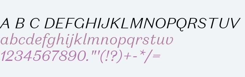 Domaine Sans Text Light Italic Italic