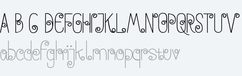 Anohana Typeface