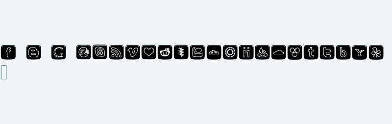 SOCIAL OUTLINE ICONS