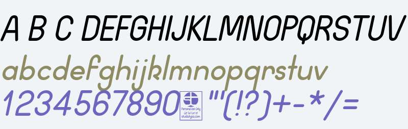 Wida Round Italic