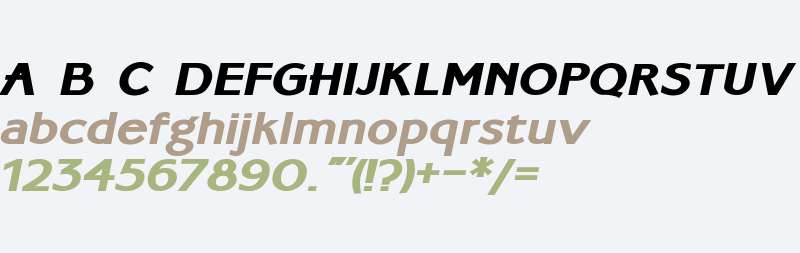 Ambassadore Bold Italic