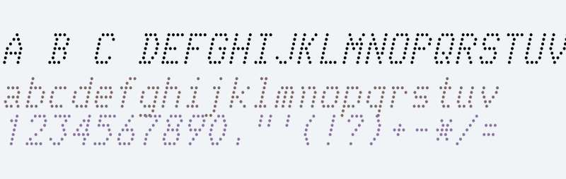 Telidon W00 Italic