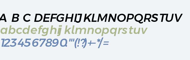 Argentum Sans Medium Italic
