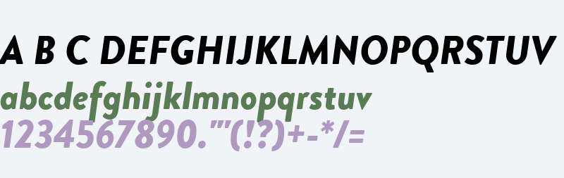 Brandon Grot W01 Black Italic