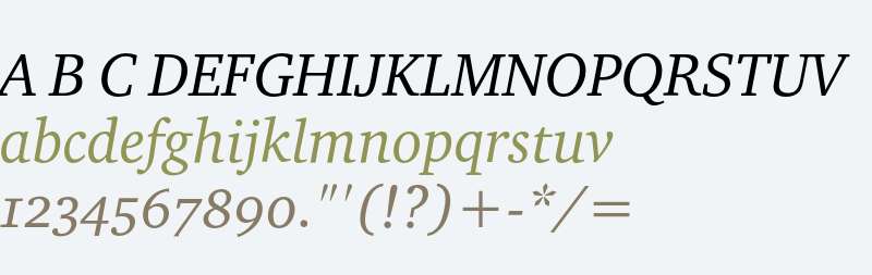 Charter ITC Regular Italic OS