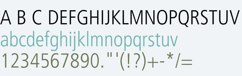 Frutiger Pro 47 Light Condensed