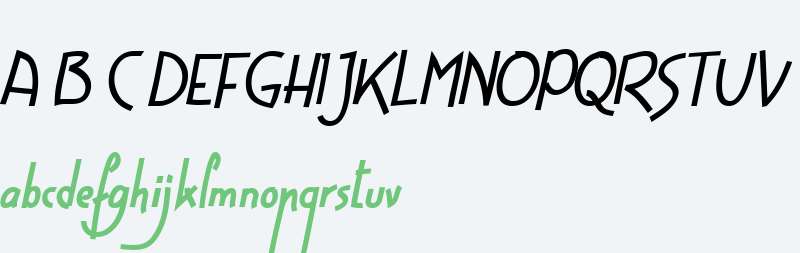 HighScript W01 80 Italic