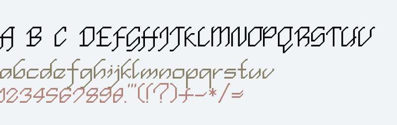 en simple script Regular