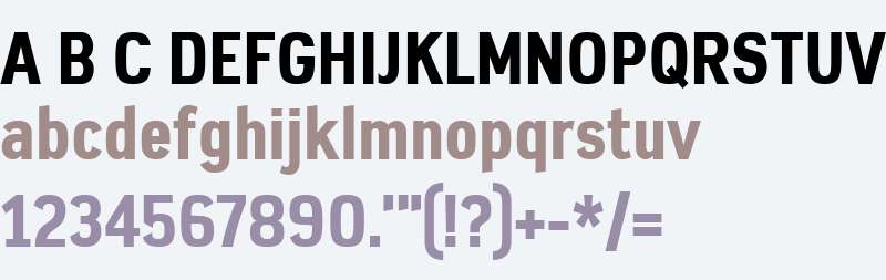 Azbuka W01 Heavy Condensed
