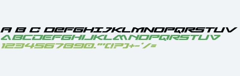 Sabre Shark Semi-Bold Expanded