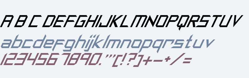 Synthetic Sharps Italic