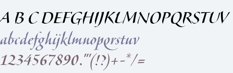 Veljovic Script LT W01 Medium