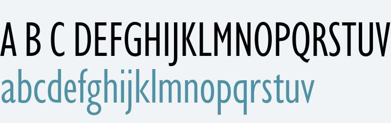 Gill Sans Nova Cn Book