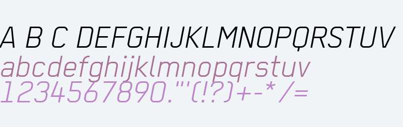Regular W00 Light Italic