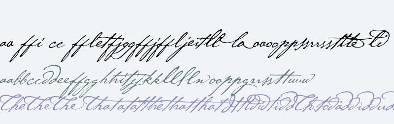 P22 Cezanne W00 Ligatures