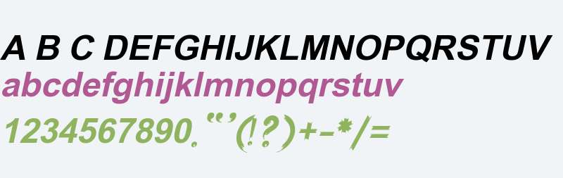 Lima Bosonto Unicode Italic