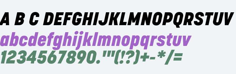 Korolev W04 Heavy Italic