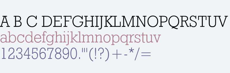 Geometric Slabserif 712 Light