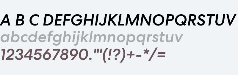 Centra No2 Medium Italic