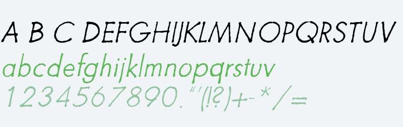 Futuramano W01 Thin Italic