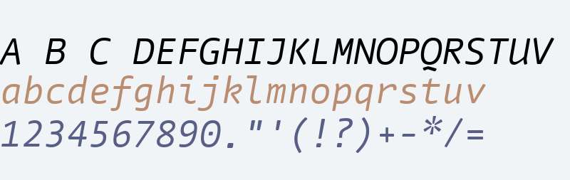 NuvoMonoWeb-Italic W03 Regular